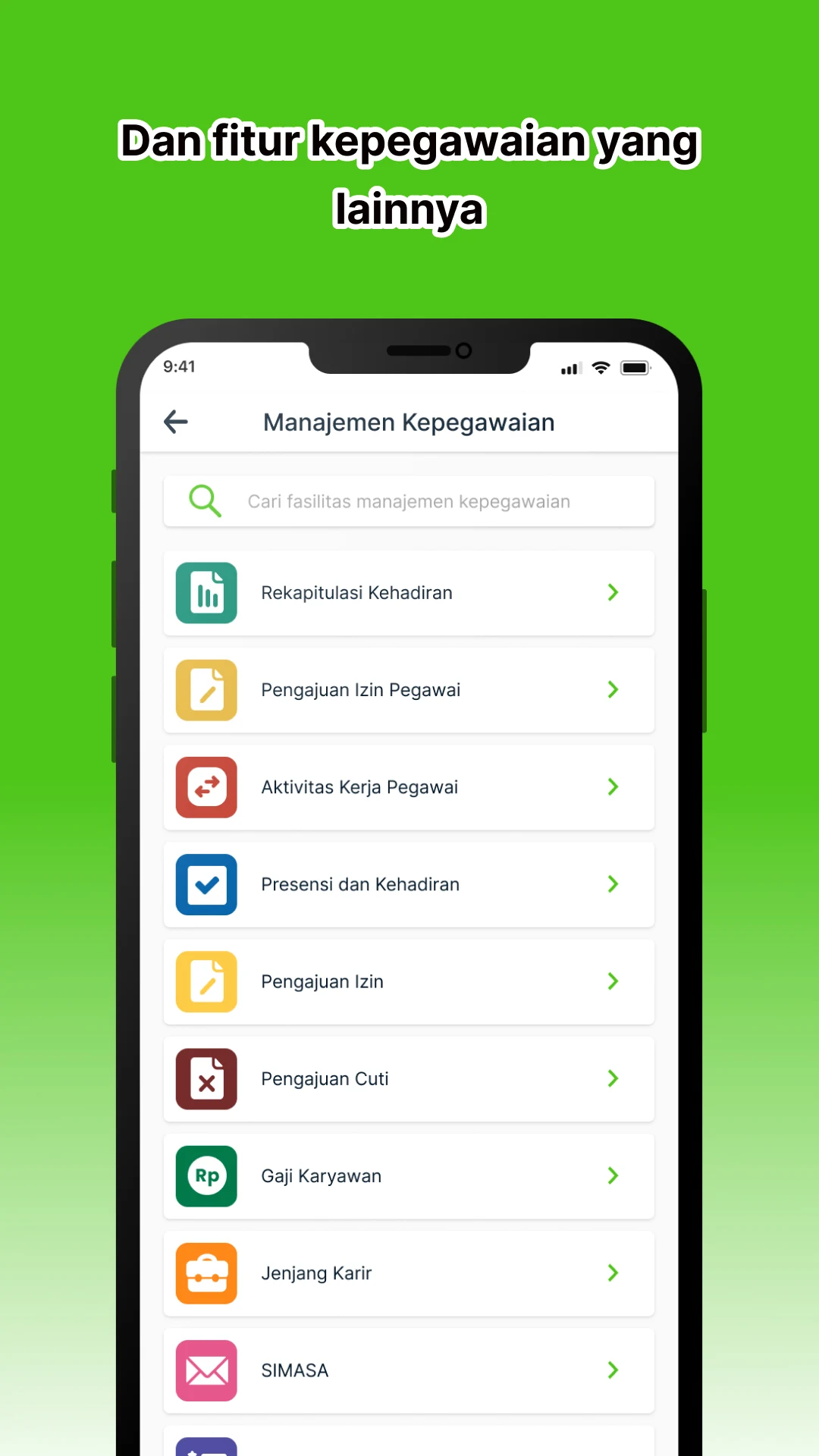 SIMPEG TPJ screenshot